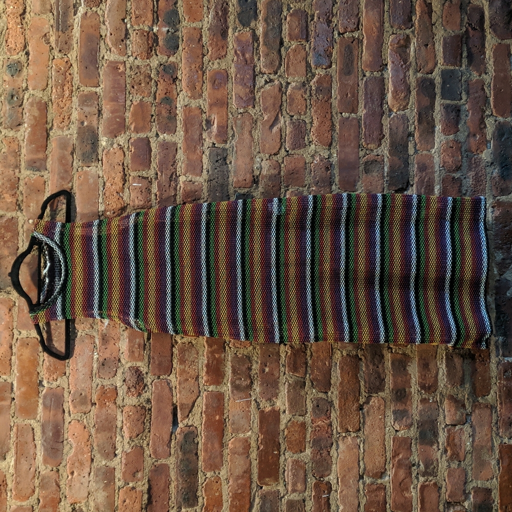 Zara Trafaluc Rainbow Crochet Maxi Dress